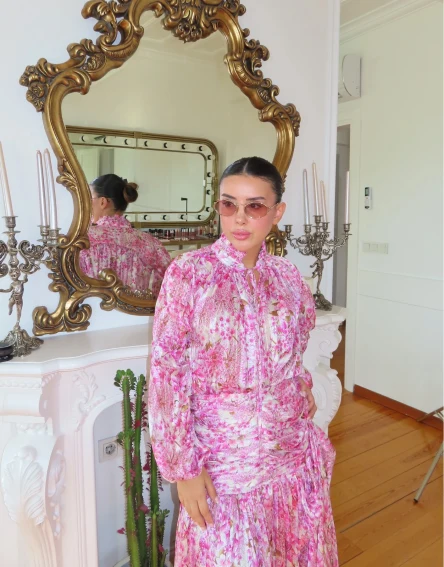 Melina Bluz Etek 2 Li Takım